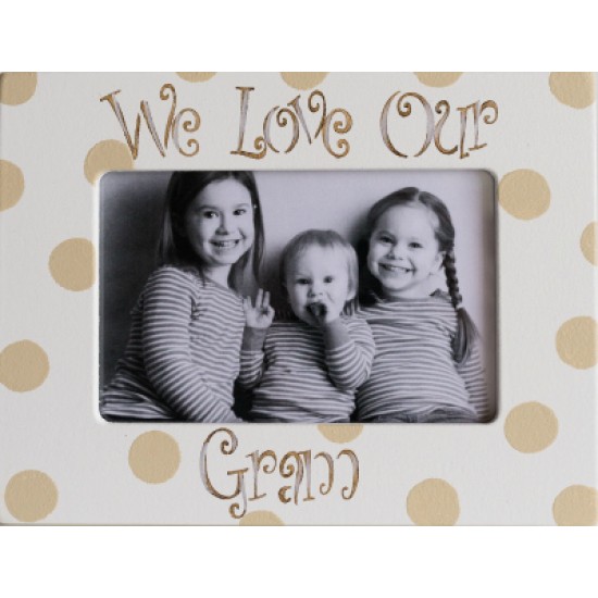 Small 4x6 or 5x7 Dots Caramel