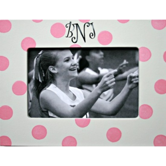 Small 4x6 or 5x7 Dots Bright Pink